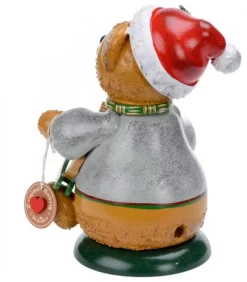 Ourson Brule-Encens Avec Cheval De Bois Et Toupie|Hubrig, figurines pour enfant
