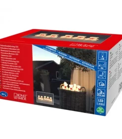 Oursons Lumineux A Led En Acrylique Avec Ruban Rouge, 12 Cm|Konstsmide, guirlandes lumineuses de Noël Sale