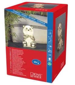 Panda Lumineux Led 27 Cm En Acrylique, 40 Diodes Blanc Chaud|Konstsmide, guirlandes lumineuses de Noël Best