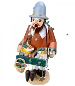 Personnage Brule-Encens Vendeur De Déco De Noël|Richard Glasser, Pyramides de Noël allemandes Discount