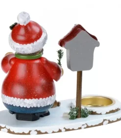 Personnage Porte Encens Père Noël Avec Bougeoir|Hubrig, figurines pour enfant Discount