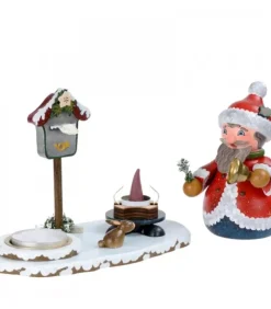 Personnage Porte Encens Père Noël Avec Bougeoir|Hubrig, figurines pour enfant Discount
