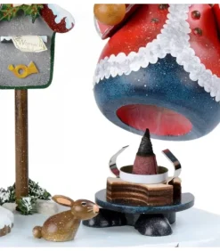 Personnage Porte Encens Père Noël Avec Bougeoir|Hubrig, figurines pour enfant Discount