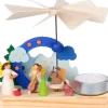Petit Carrousel En Bois Anges Musiciens|Graupner, décoration de sapin de Noël, Déco Noël enfant Hot