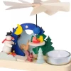 Petit Carrousel En Bois Bonhomme De Neige|Graupner, décoration de sapin de Noël, Déco Noël enfant Discount