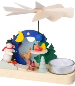 Petit Carrousel En Bois Bonhomme De Neige|Graupner, décoration de sapin de Noël, Déco Noël enfant Discount