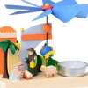 Petit Carrousel En Bois Crèche De Noël|Graupner, décoration de sapin de Noël, Déco Noël enfant Discount