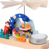 Petit Carrousel En Bois Père Noël Et Jouets|Graupner, décoration de sapin de Noël, Déco Noël enfant Best
