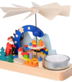 Petit Carrousel En Bois Père Noël Et Jouets|Graupner, décoration de sapin de Noël, Déco Noël enfant Best