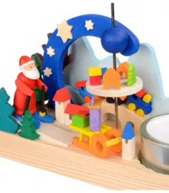 Petit Carrousel En Bois Père Noël Et Jouets|Graupner, décoration de sapin de Noël, Déco Noël enfant Best