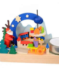 Petit Carrousel En Bois Père Noël Et Jouets|Graupner, décoration de sapin de Noël, Déco Noël enfant Best