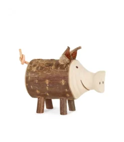 Petit Cochon En Bois, 3 Cm|Waldfabrik, photophore en bois et étoile sapin de Noël Outlet