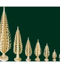 Petit Sapin Noël Bois Sculpte, 5 Cm|Richard Glasser, Pyramides de Noël allemandes Sale
