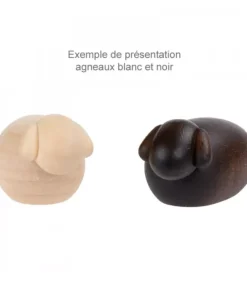Petits Animaux De La Crèche, Agneau Noir|Köhler, Père Noël en bois Outlet