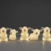 Petits Cochons Lumineux En Acrylique Led 12,5 Cm, Lot De 5|Konstsmide, guirlandes lumineuses de Noël Hot
