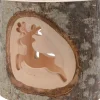 Photophore En Bois Avec 2 Motifs En Bois Cisele, Renne|Waldfabrik, photophore en bois et étoile sapin de Noël Hot