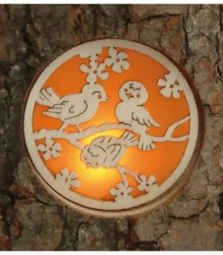 Photophore En Rondin De Bois Avec 3 Motifs Nature|Waldfabrik, photophore en bois et étoile sapin de Noël Clearance