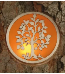 Photophore En Rondin De Bois Avec 3 Motifs Nature|Waldfabrik, photophore en bois et étoile sapin de Noël Clearance