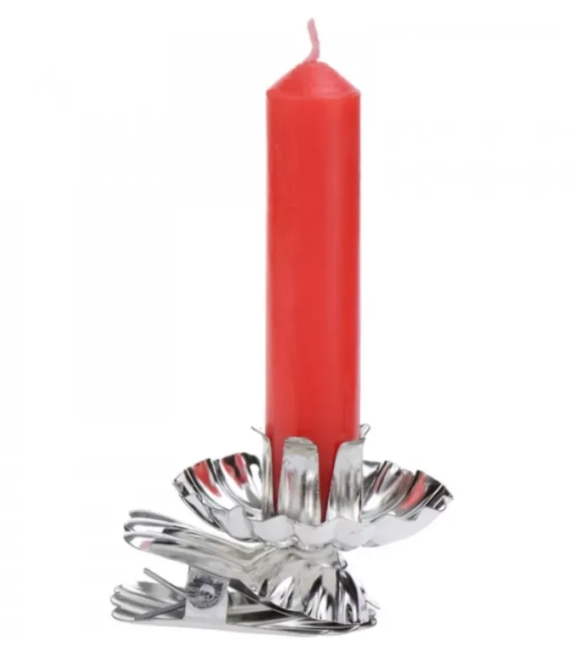 Pince A Bougie Pour Sapin En Metal Argente|Riffelmacher et Weinberger Clearance