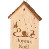 Plaque De Porte En Bois A Suspendre "Joyeux Noël"|Waldfabrik, photophore en bois et étoile sapin de Noël Hot