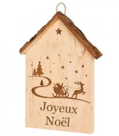 Plaque De Porte En Bois A Suspendre "Joyeux Noël"|Waldfabrik, photophore en bois et étoile sapin de Noël Hot
