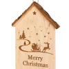 Plaque De Porte En Bois A Suspendre "Merry Christmas"|Waldfabrik, photophore en bois et étoile sapin de Noël Online
