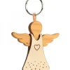 Porte-Cle Ange Avec Coeur Et Robe En Cuir N°1, 5,5 Cm|Waldfabrik, photophore en bois et étoile sapin de Noël Outlet