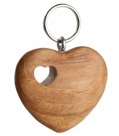 Porte-Cle Double Coeur|Waldfabrik, photophore en bois et étoile sapin de Noël Discount