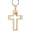 Porte-Clef En Bois Avec Croix Découpee, 5 Cm|Waldfabrik, photophore en bois et étoile sapin de Noël New