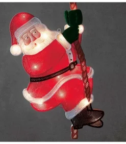 Père Noël Lumineux Grimpeur Sur Une Corde|Konstsmide, guirlandes lumineuses de Noël Clearance