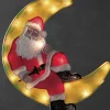 Père Noël Lumineux Sur La Lune|Konstsmide, guirlandes lumineuses de Noël