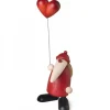 Père Noël Rouge Avec Un Coeur|Köhler, Père Noël en bois New