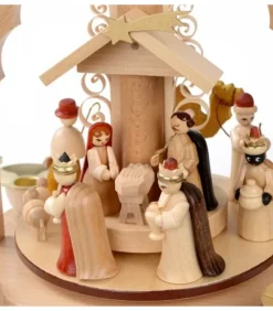 Pyramide A 4 Bougies En Bois Pour Un Noël Traditionnel|Richard Glasser, Pyramides de Noël allemandes Online
