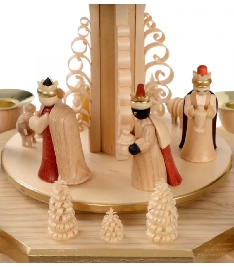 Pyramide Avec Scene De Crèche De Noël Complete|Richard Glasser, Pyramides de Noël allemandes Online