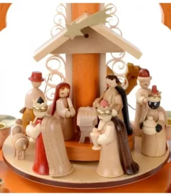 Pyramide De Noël Allemande Avec Une Arche Couleur Ocre|Richard Glasser, Pyramides de Noël allemandes Best