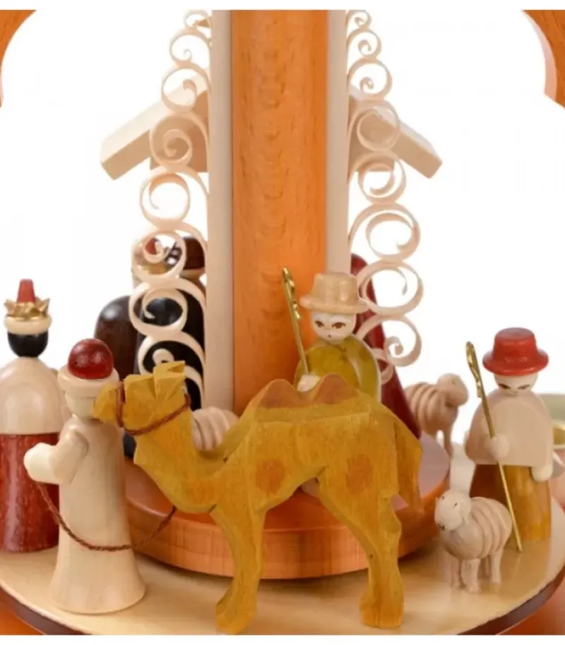 Pyramide De Noël Allemande Avec Une Arche Couleur Ocre|Richard Glasser, Pyramides de Noël allemandes Best