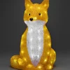 Renard Lumineux A Led En Acrylique, 40 Cm|Konstsmide, guirlandes lumineuses de Noël Hot