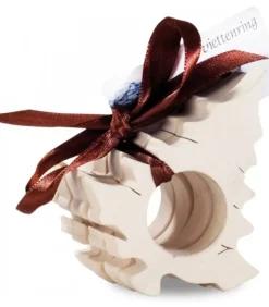 Rond De Serviette Bois Naturel Sapin|Waldfabrik, photophore en bois et étoile sapin de Noël Sale