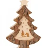 Sapin De Noël En Bois Avec Gravure Elan, 15 Cm|Waldfabrik, photophore en bois et étoile sapin de Noël New