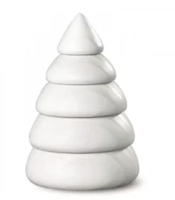 Sapin Design Blanc, 11,5 Cm|Köhler, Père Noël en bois Clearance
