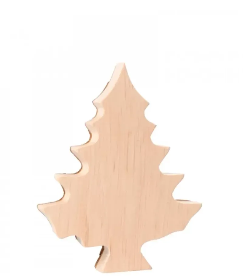 Sapin En Bois Déco En Ecorce 12 Cm|Waldfabrik, photophore en bois et étoile sapin de Noël Sale