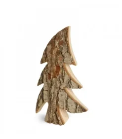 Sapin En Bois, Forme Penchee, 21 Cm|Waldfabrik, photophore en bois et étoile sapin de Noël Best