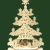 Sapin Lumineux Led En Bois Avec Crèche De Noël Et Personnages|Ratags, décos de Noël lumineuses en bois