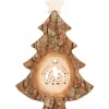 Sapin Noël En Bois Avec Crèche De Noël Ciselee, 18 Cm|Waldfabrik, photophore en bois et étoile sapin de Noël Outlet