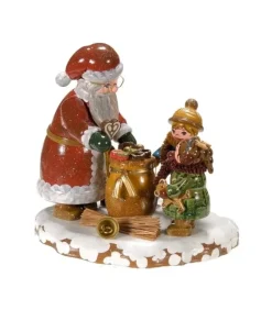 Village De Noël Miniature, Enfants Et Père Noël|Hubrig, figurines pour enfant Hot