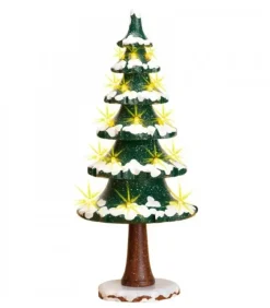 Village De Noël Miniature, Sapin Illumine|Hubrig, figurines pour enfant Hot