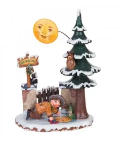 Village De Noël Miniature, Cireur De Lune|Hubrig, figurines pour enfant Sale