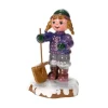Village De Noël Miniature, Fillette Et Pelle À Neige|Hubrig, figurines pour enfant Online