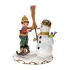 Village De Noël Miniature, Et Bonhomme De Neige|Hubrig, figurines pour enfant Discount