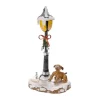 Village De Noël Miniature, Chien Sous Reverbere|Hubrig, figurines pour enfant Clearance